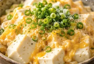 豆腐たまご丼